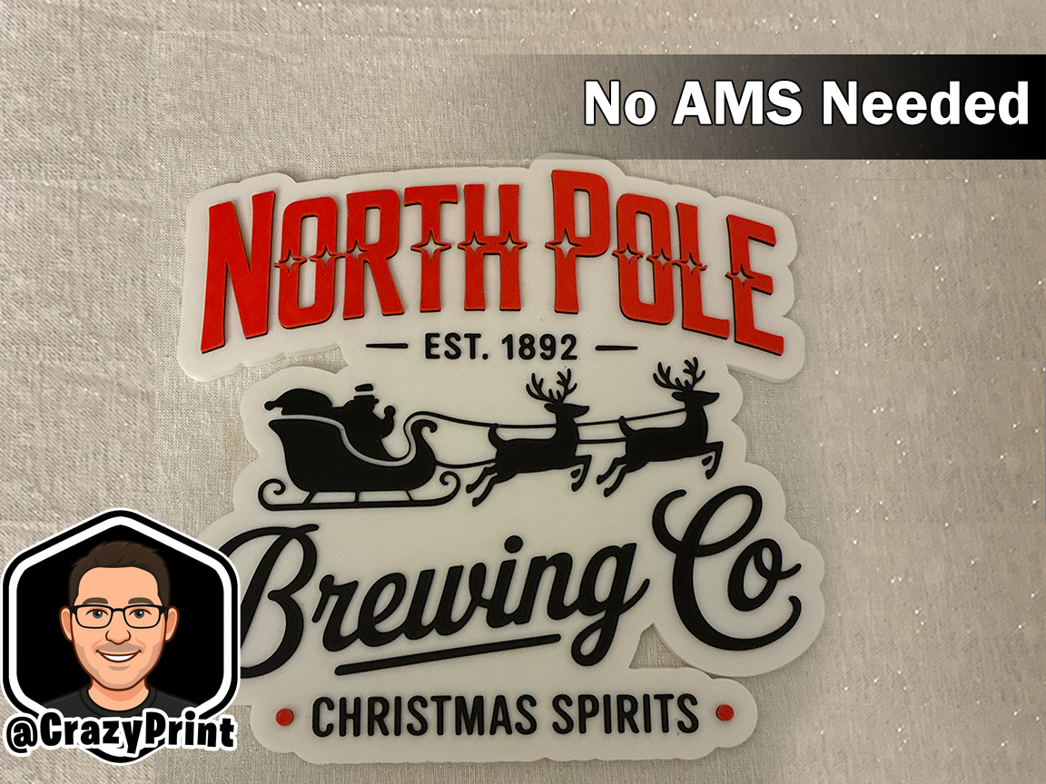 North Pole Brewing Co.  - Fun Holiday Wall Sign