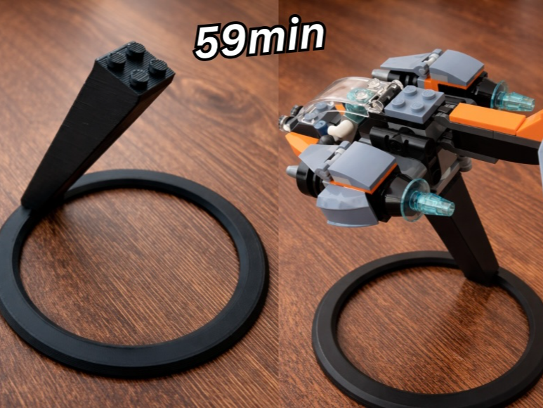 LEGOs Floating Display Stand |