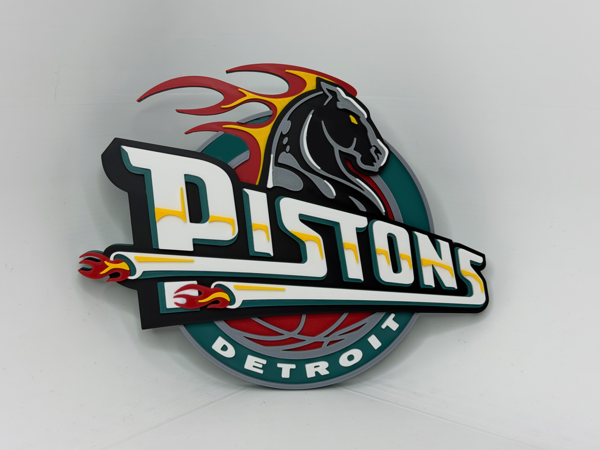 Detroit Pistons Logo 1996