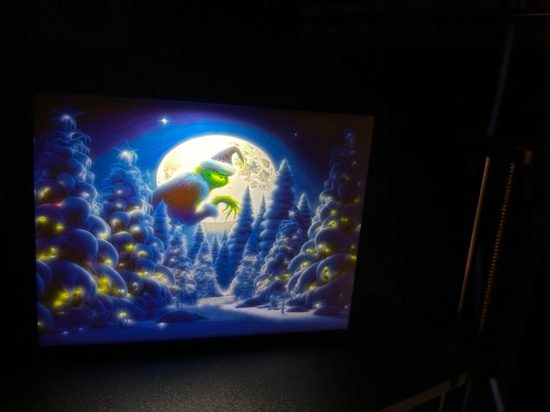 Grinch Snow Lithophane