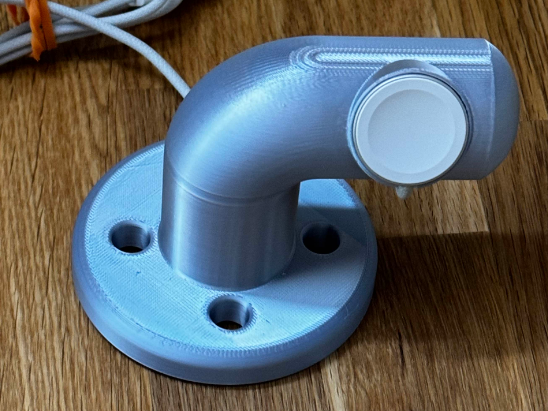 Base ricarica Apple Watch stile industriale