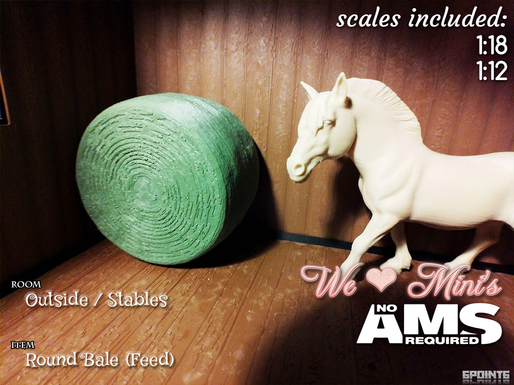 WLM - Animal Feed Large Round Hay & Straw Bale