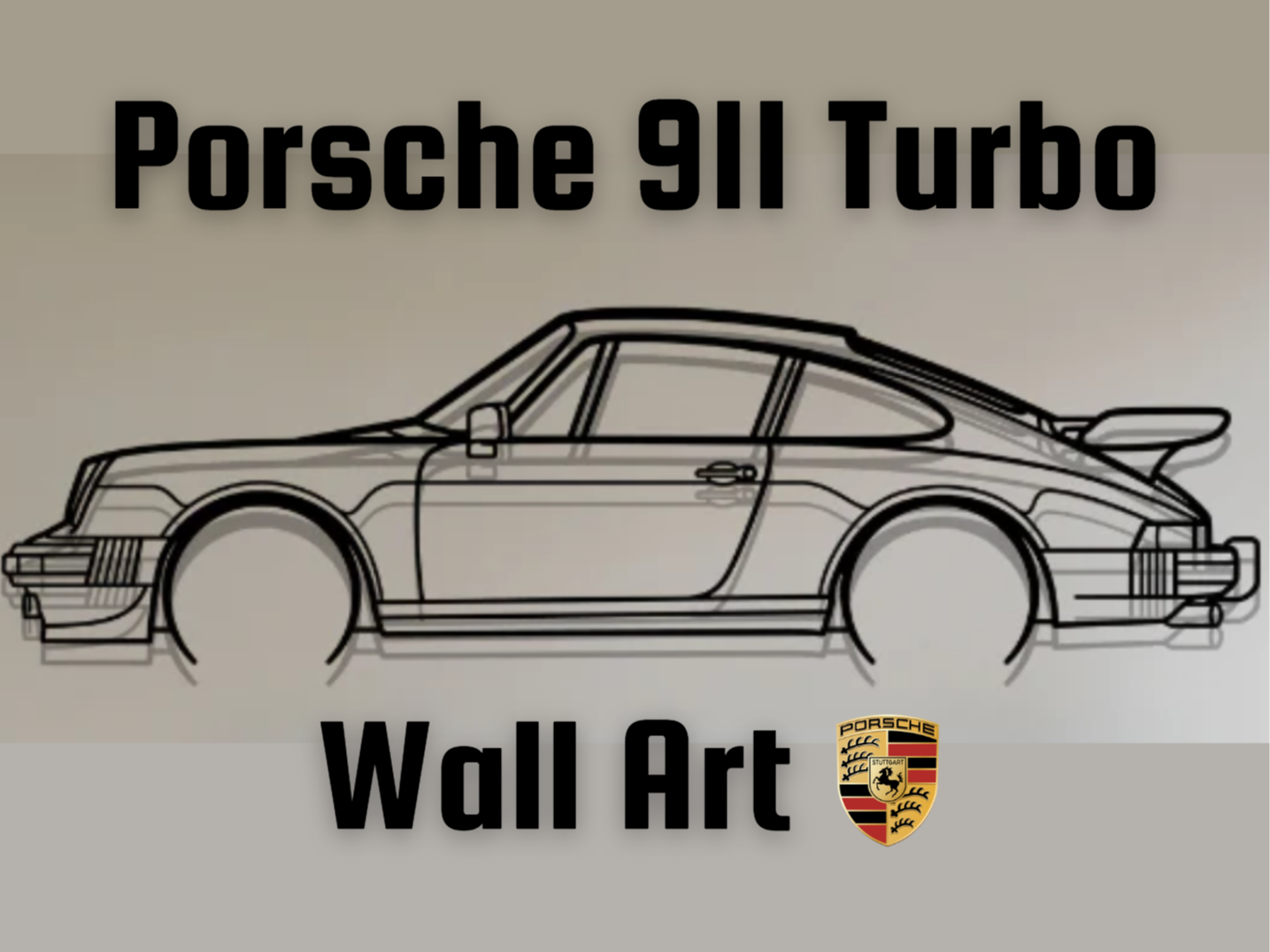 Porsche 911 Turbo Wall Art