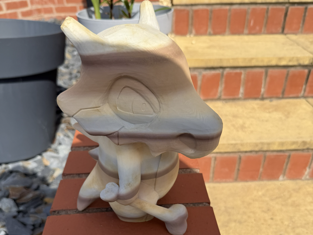 Pok a mon Cue bone Garden Statue