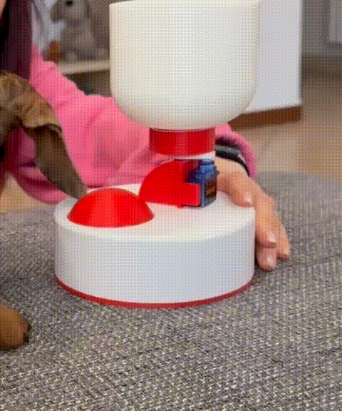 Dog food dispenser