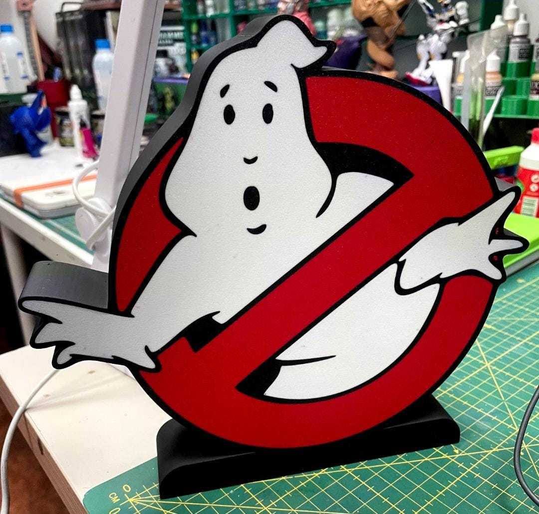 Lampara Cazafantasmas Para pie o para colgar  GhostBusters lighbox