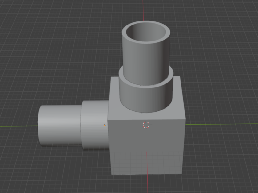 2 way pipe connector