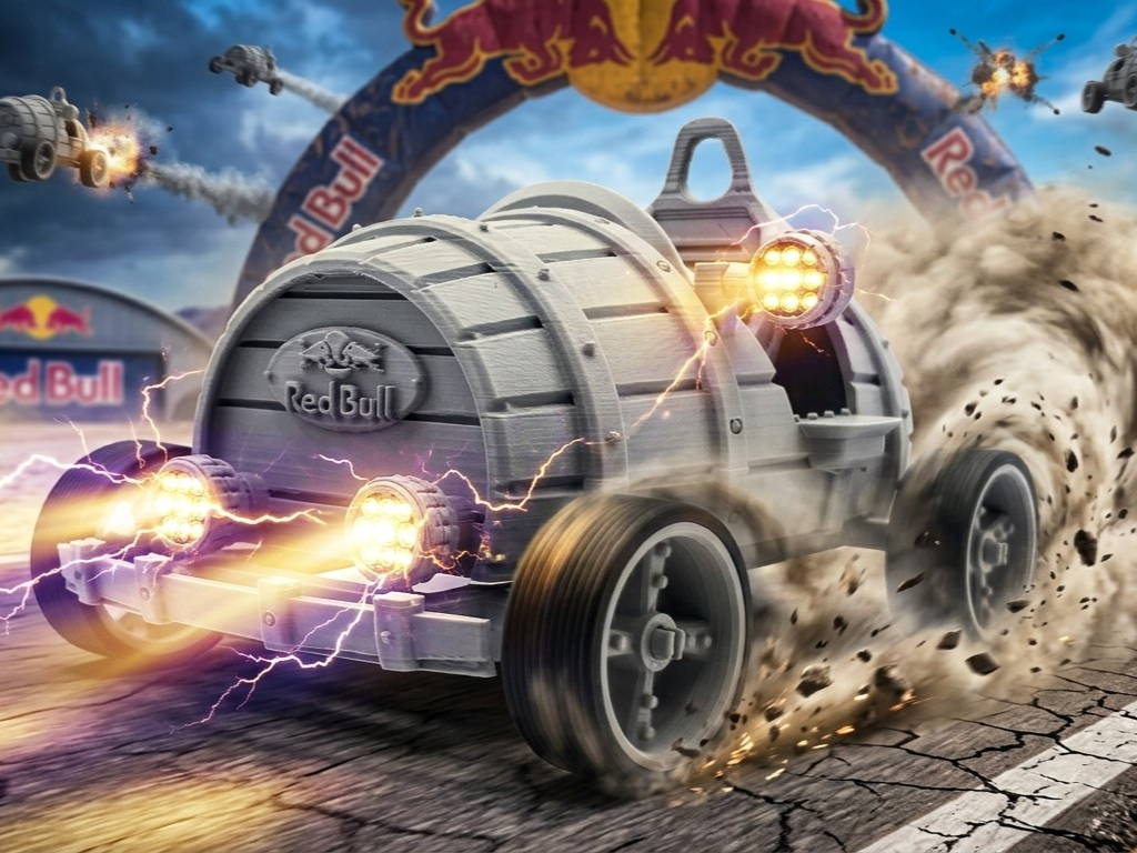 Red Bull racing kart
