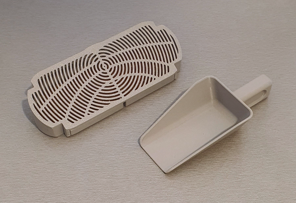 BambuLab AMS Silica box with shovel