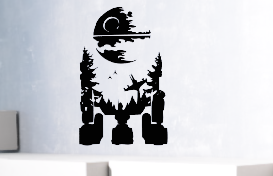 R2-D2 Star Wars wall art
