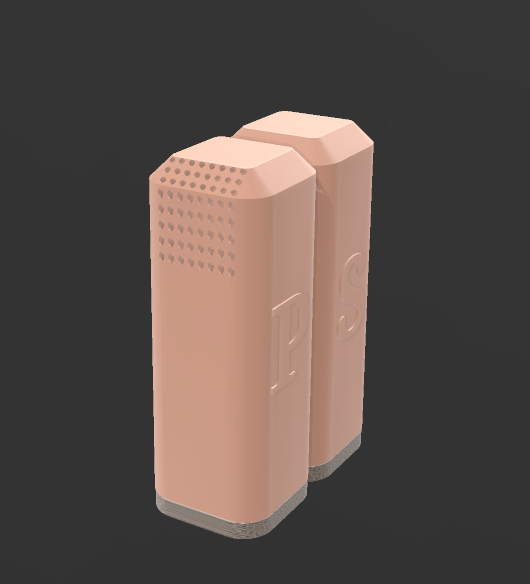 Pepper and salt shaker