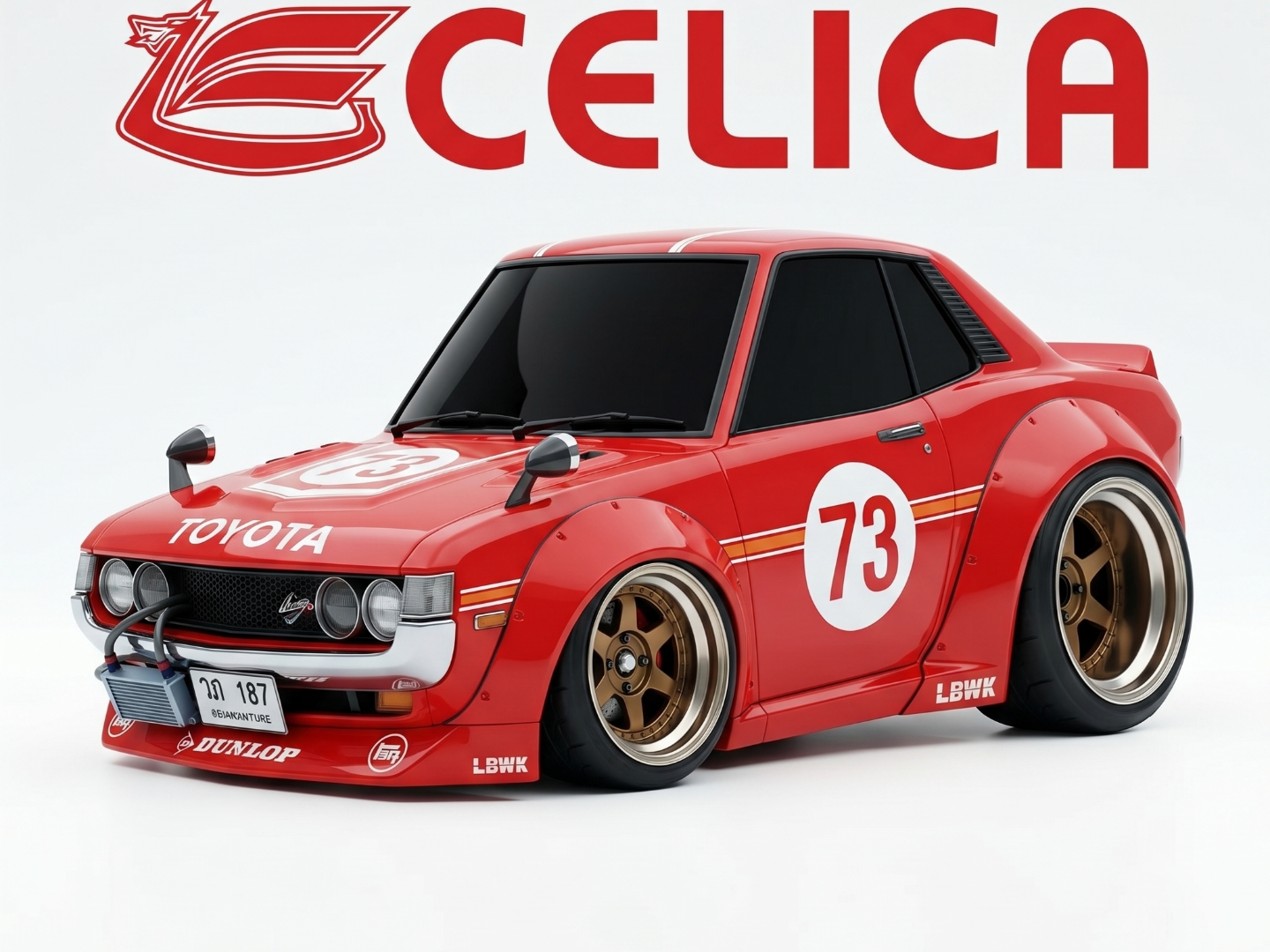 Chibi Toyota Celica TA22 - (LBWK) Edition