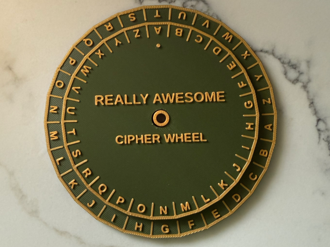 Caesar Cipher Wheel - Customize!