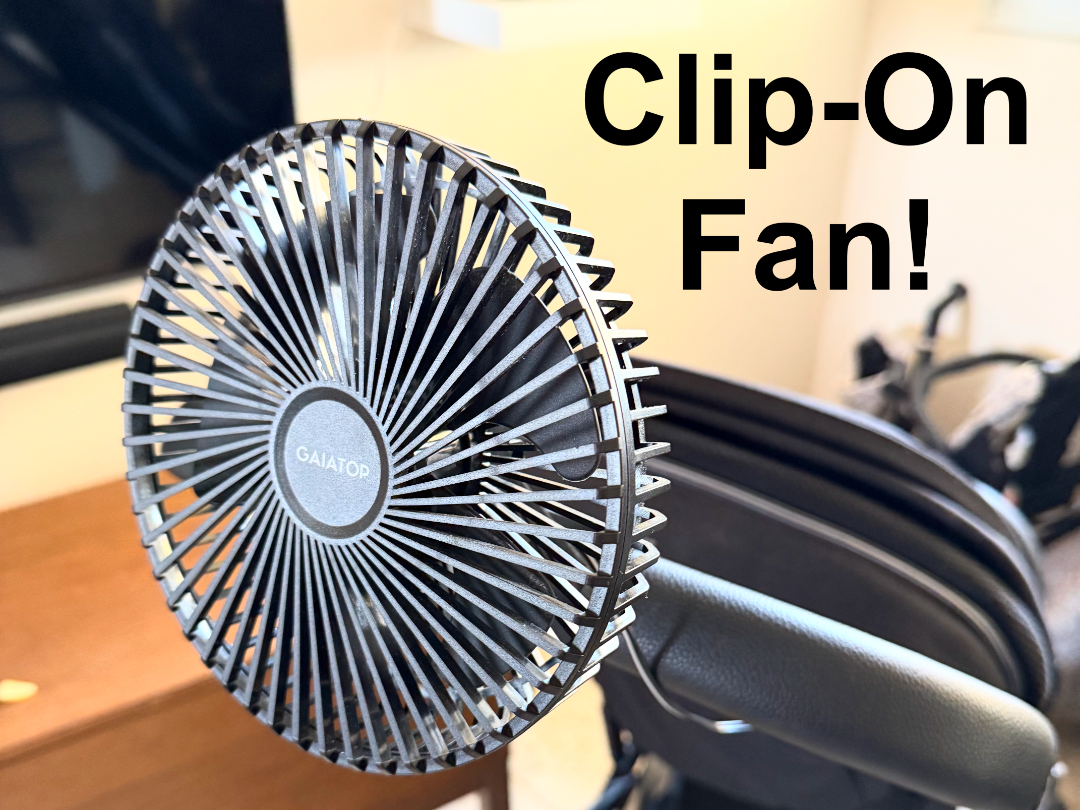 Clip-On Fan Adapter for Baby Stroller Handle