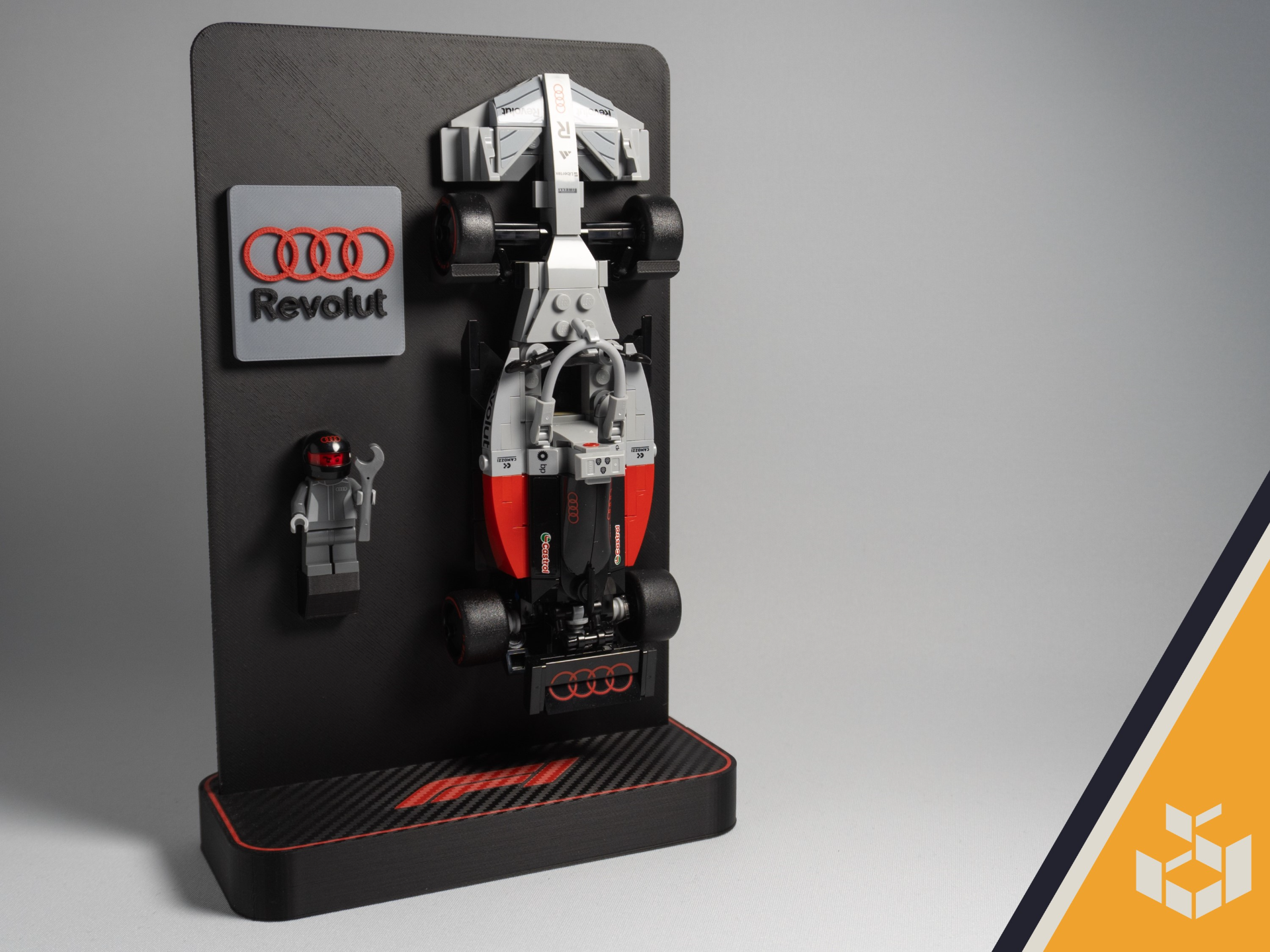 Standing Mount For Audi F1 Speed Champions Car