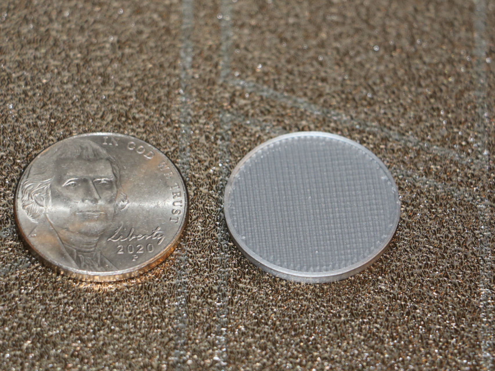 US Nickel Perfectly Sized