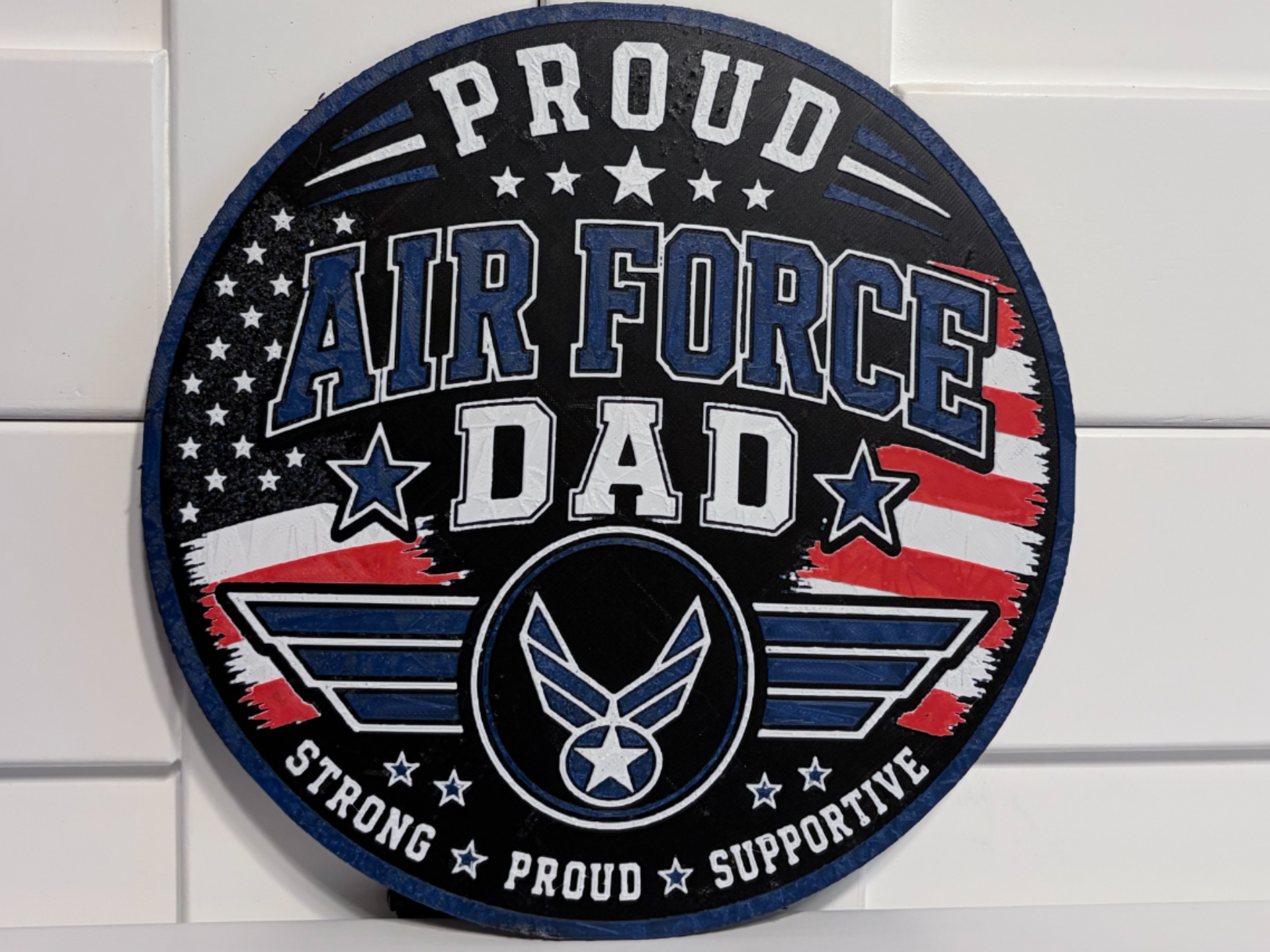 Proud Air Force Dad Sign