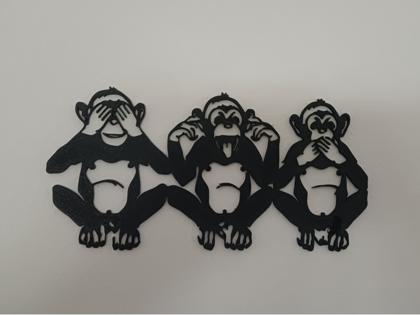 Wanddekoration 3 Apes Walldeco