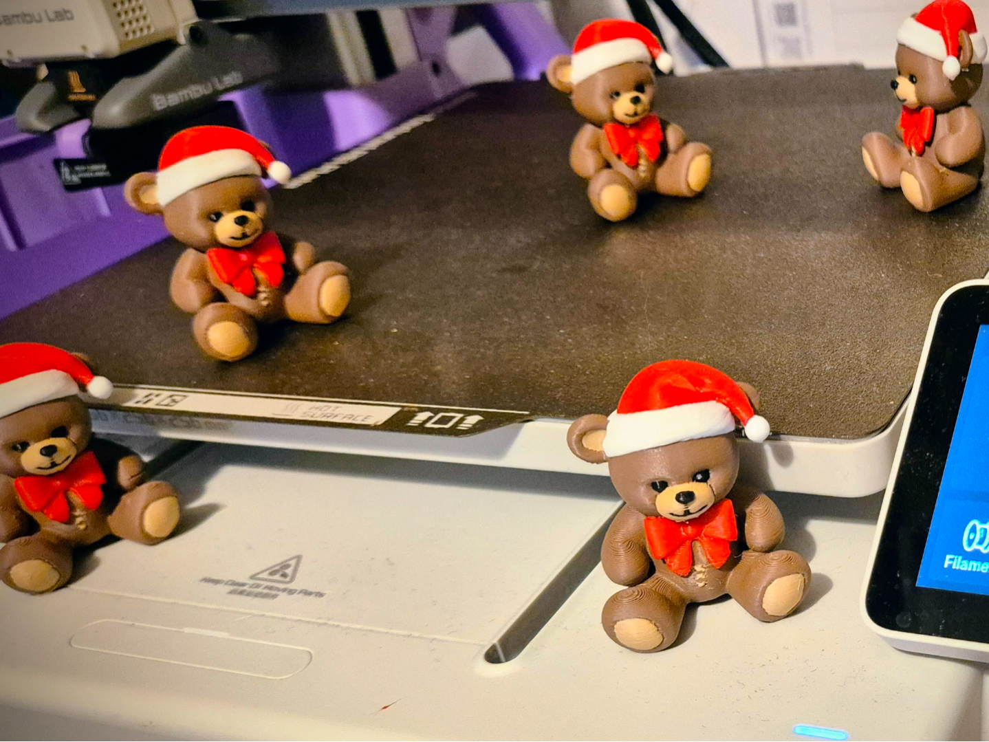 Cute miniature Christmas Teddy Bear