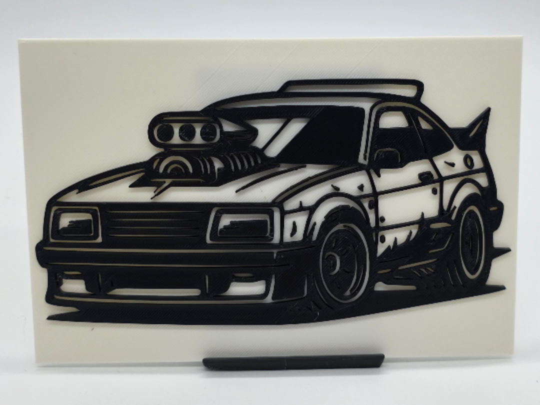 2D Wall Art Ford Falcon XB GT MadMax TinyCar