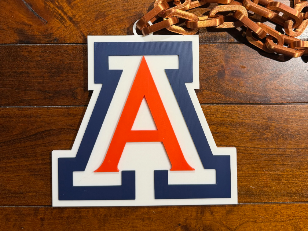 Arizona Wildcats Oversized Necklace Logo