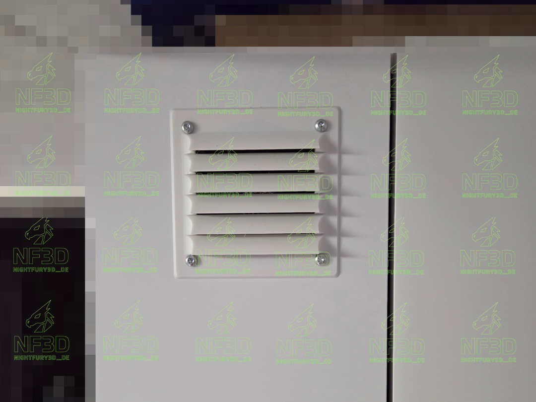 IKEA PAX Lüftergitter (136x136mm) – 3D-Drucker