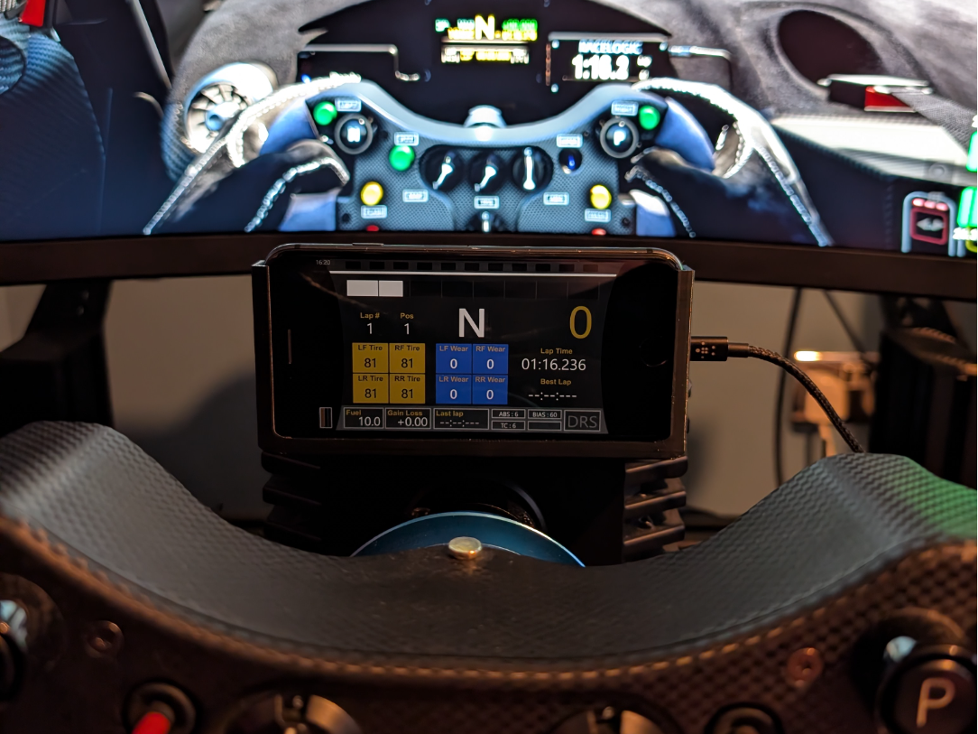 Fanatec CSL DD iPhone 6/7/8/SE Mount.