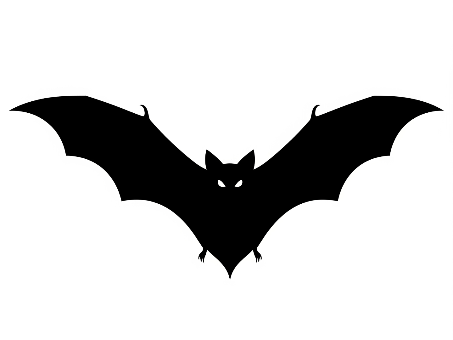Silueta de murciélago HALLOWEEN