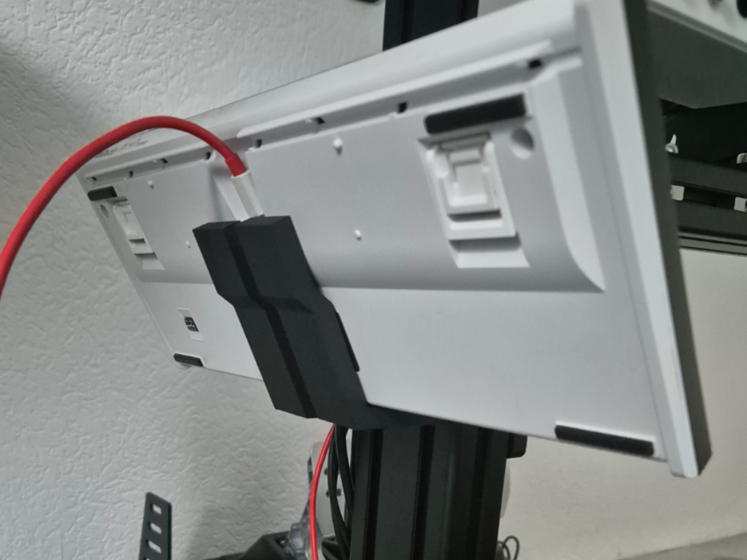 Variable Keyboard holder - 8020 simulator rig