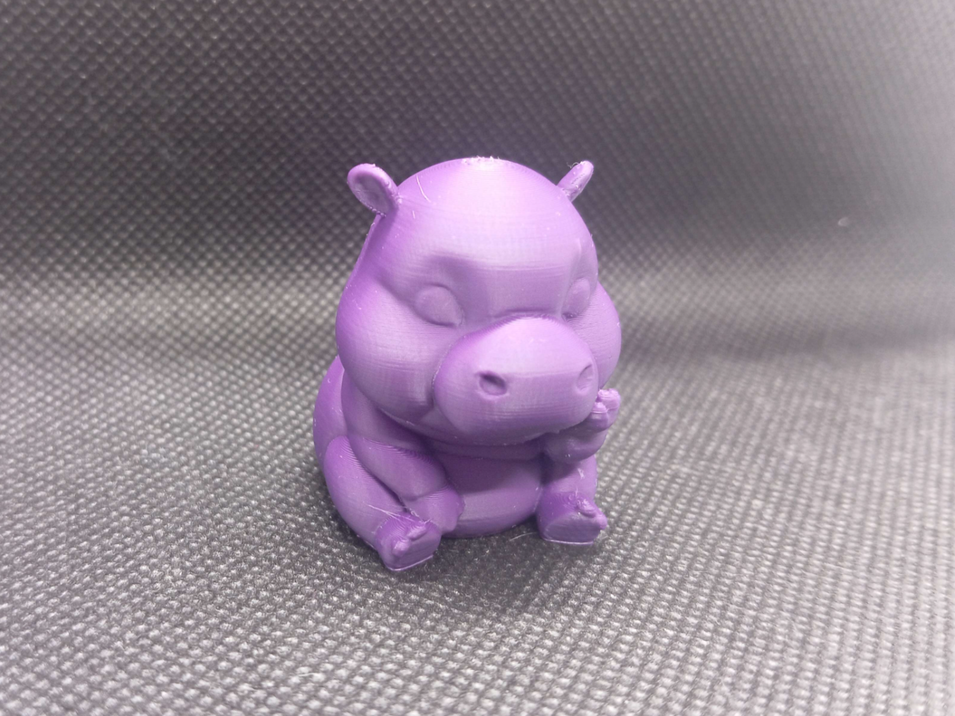 Plump Hippo Chibi Toy Figurine for Kids Character