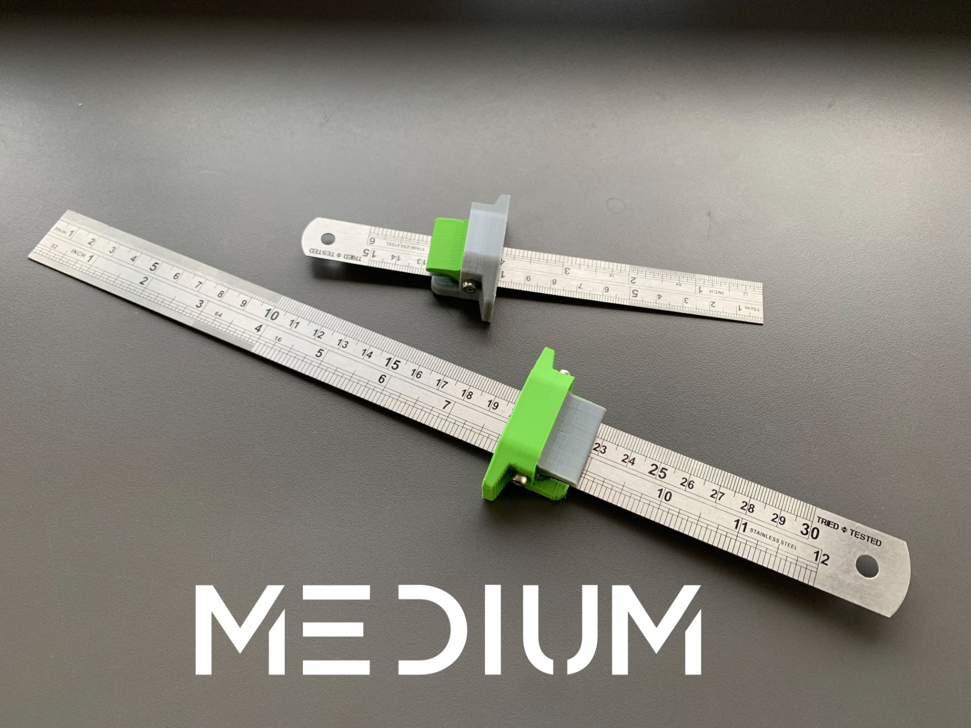 Limit block (Medium) Steel Rulers