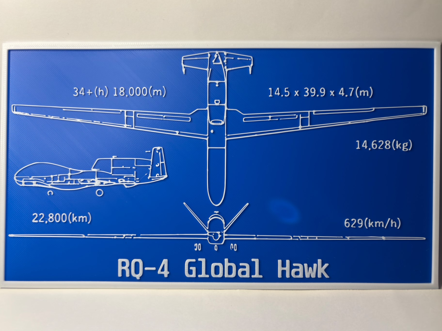 Northrop Grumman RQ-4 Global Hawk - Blueprint