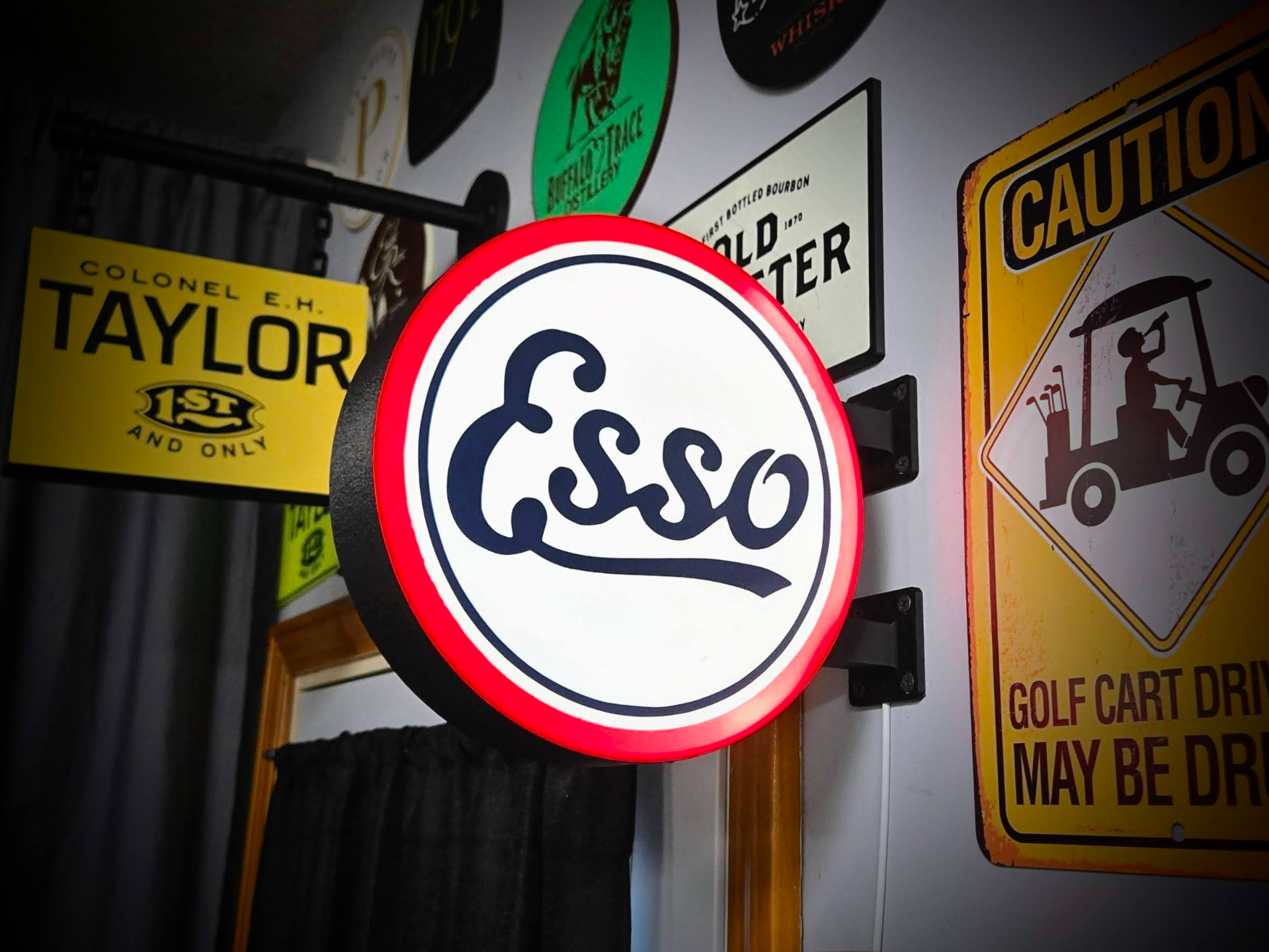 ESSO - 2-Sided Gas Station Lightbox Sign