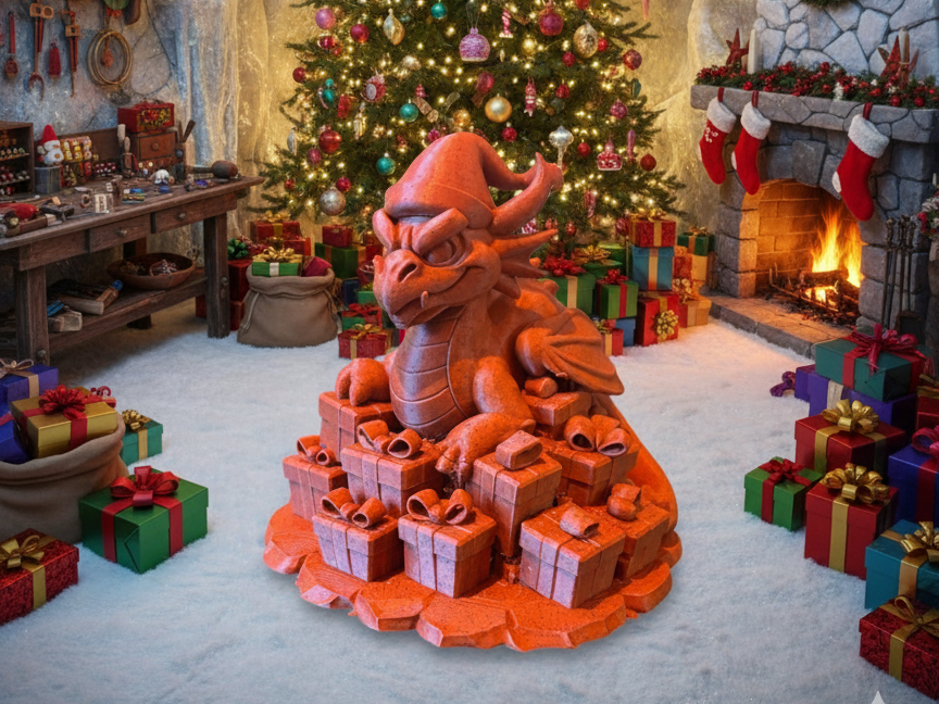 Smaug Claus: “I hoard gifts now.”
