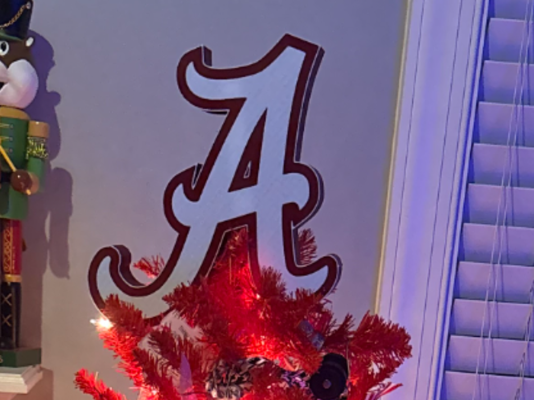University of Alabama Tree Topper