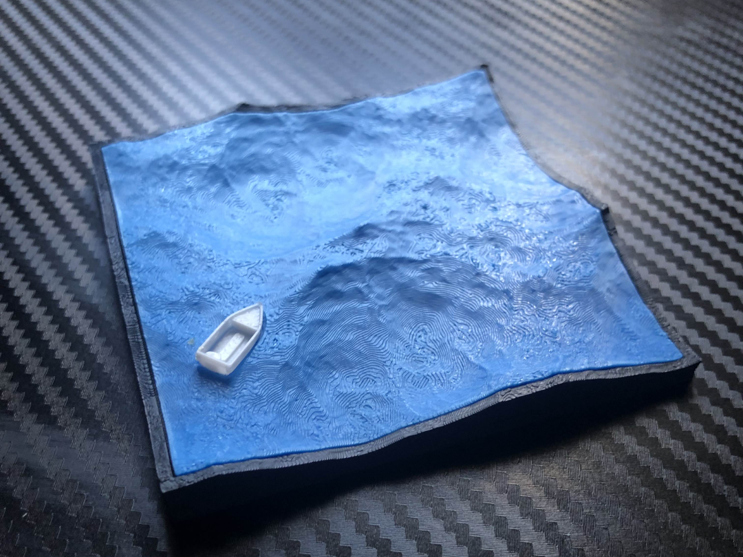 Minimalist Ocean Diorama