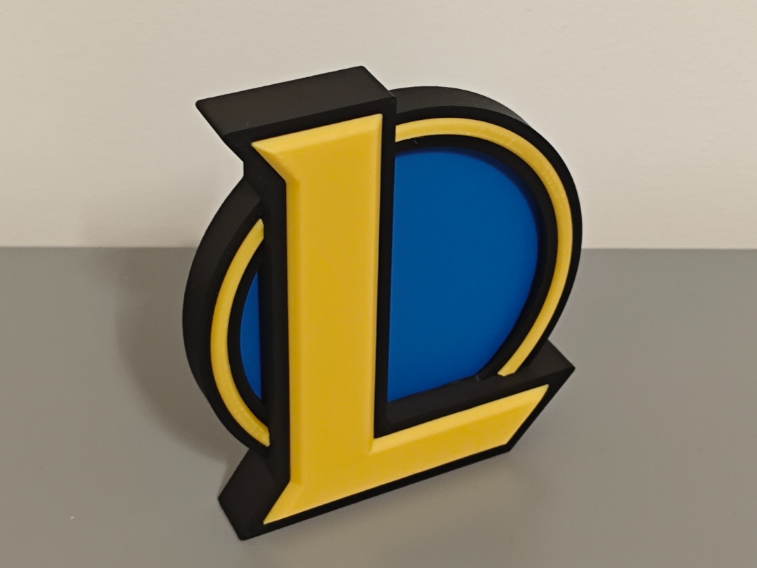 Logo League Of Legends - Multi part - Desk decor