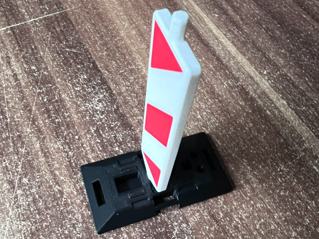 Leitbaken Warnbaken Warnschild 1/14 Scale Modell