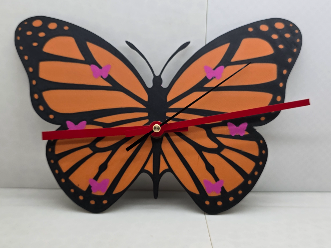 Butterfly Clock