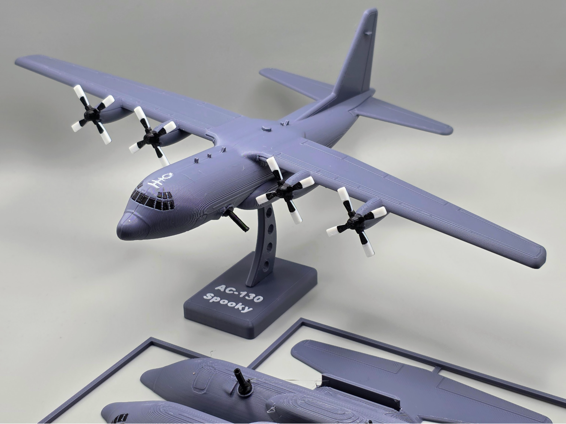 AC-130 Plane Kit Card