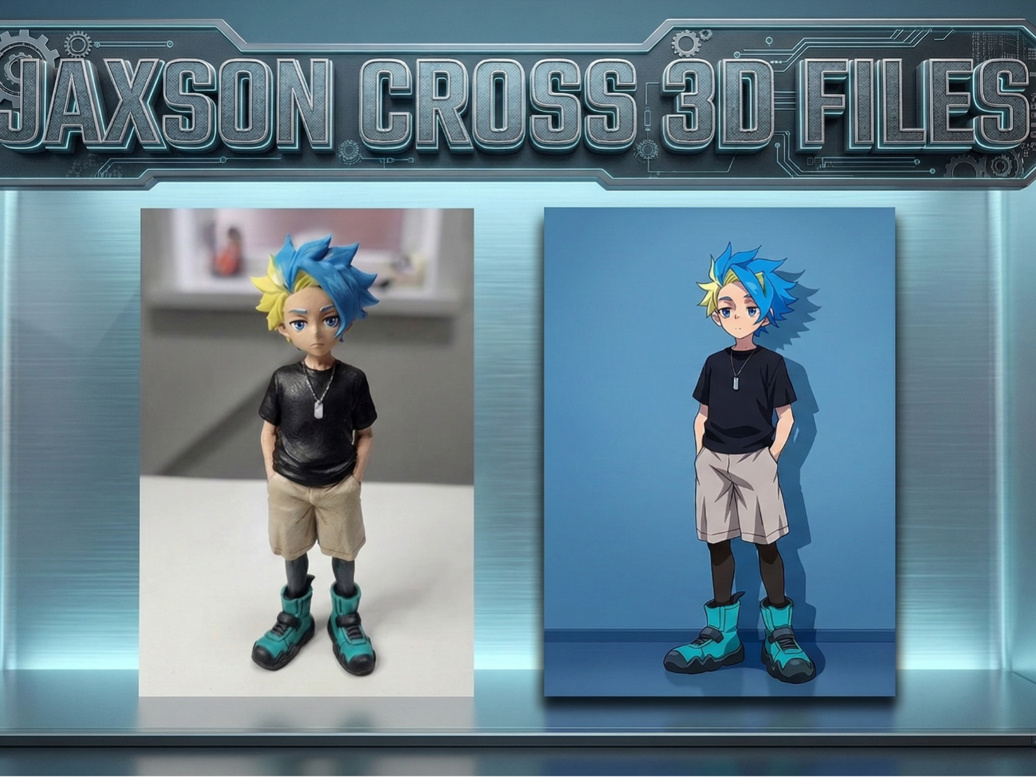 Jaxon Cross/Ekusu Kurosu fan 3d model