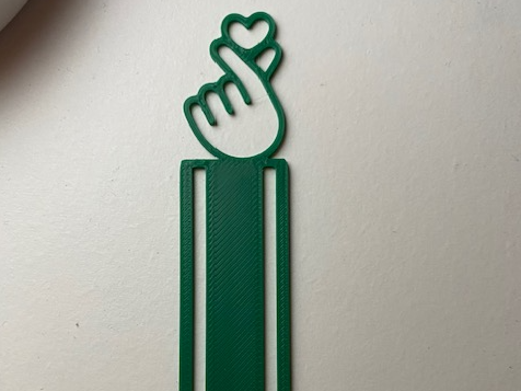 Korean Heart Bookmark