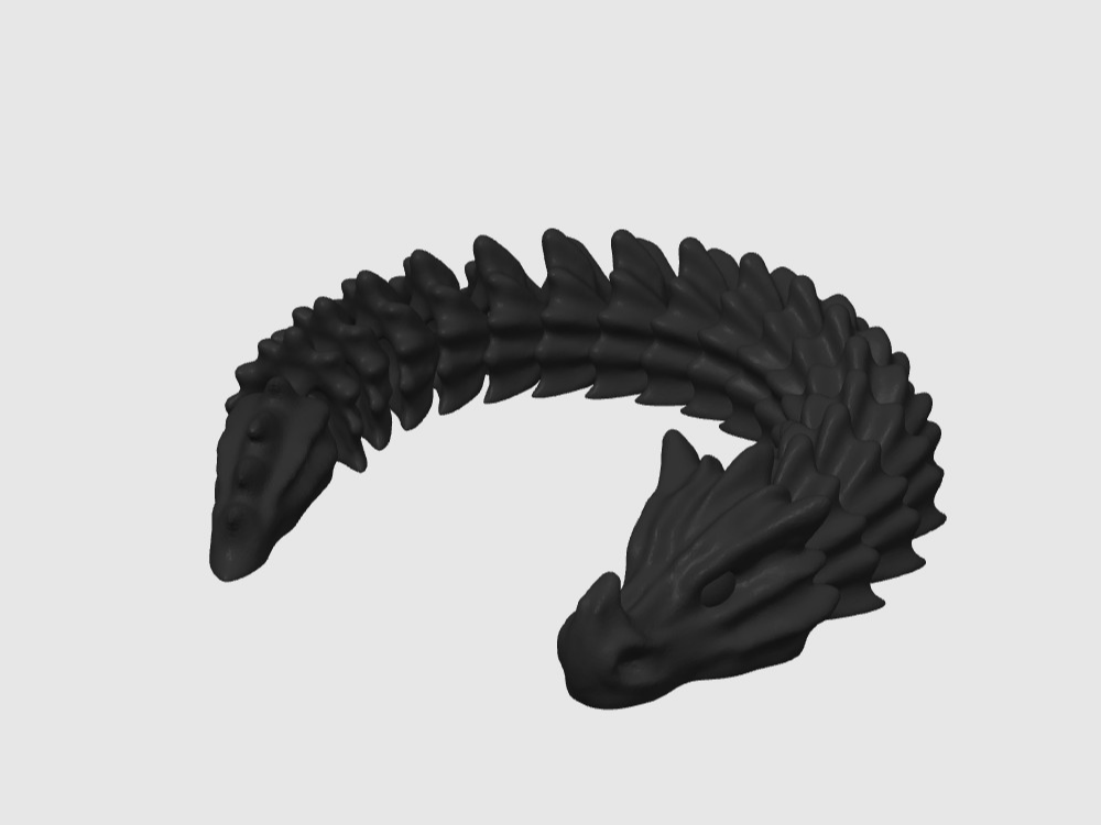 Flexible Dragon With Joints