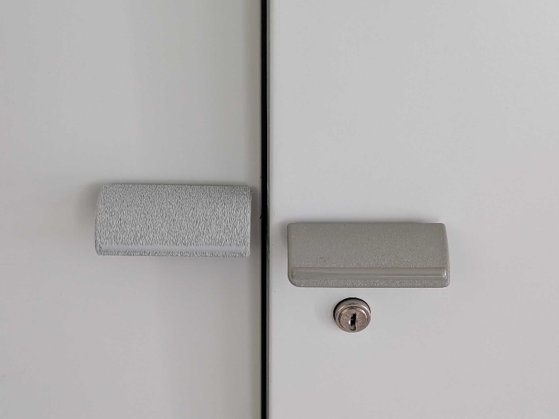 Handle for office closet