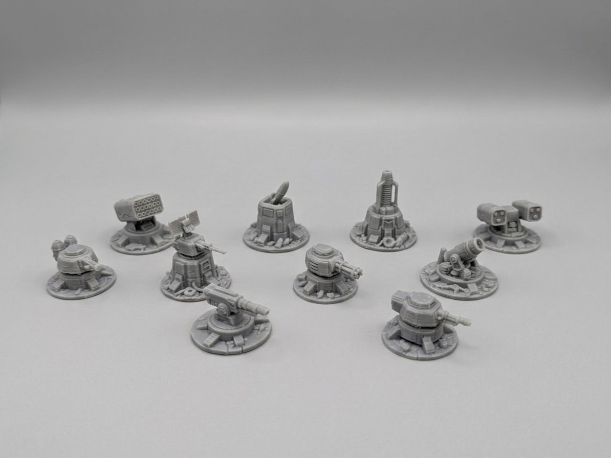 Defense Turrets & Outpost Batteries Collection