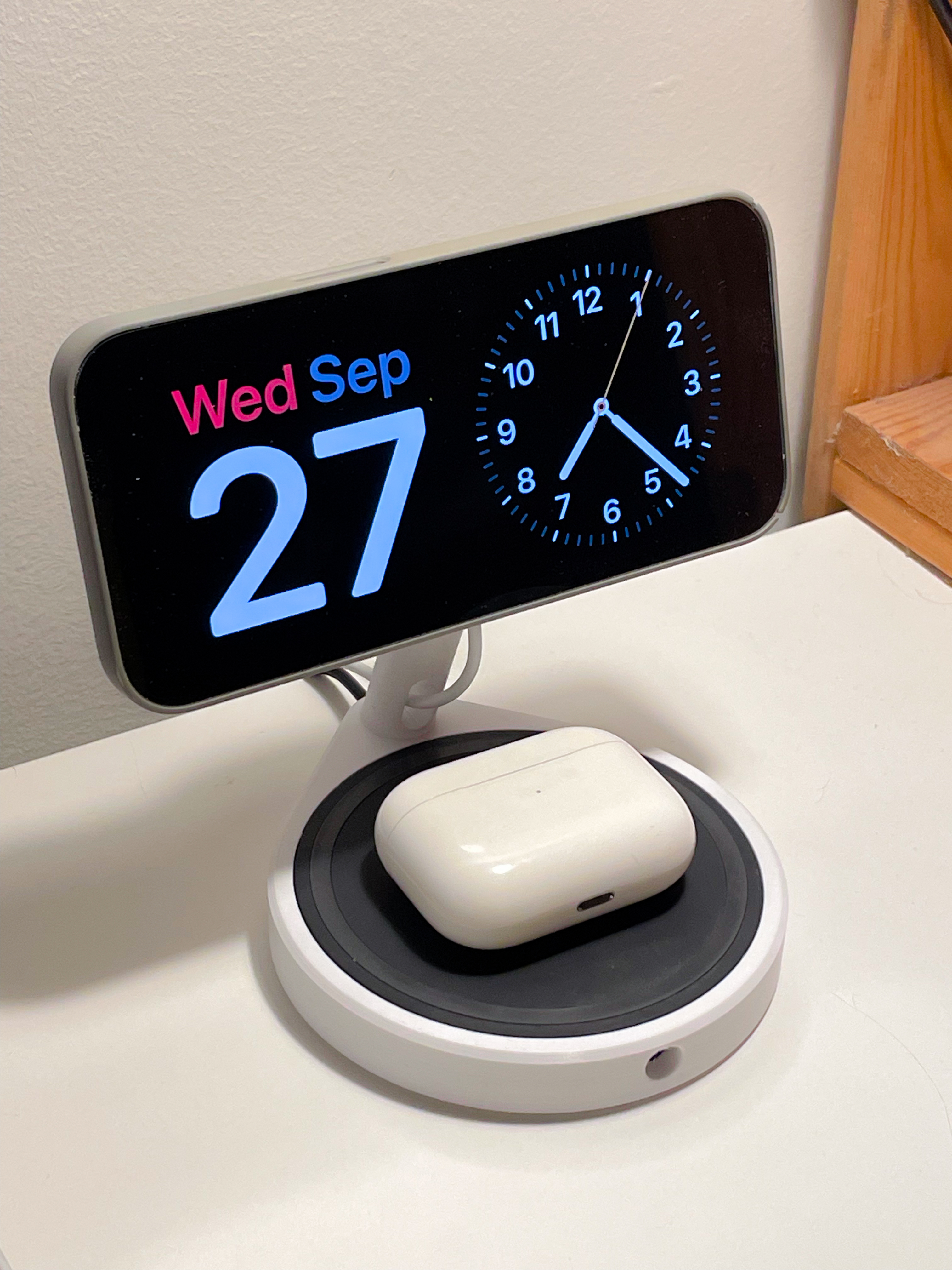 Magsafe Charger Stand for iPhone with Secondary Base Charger