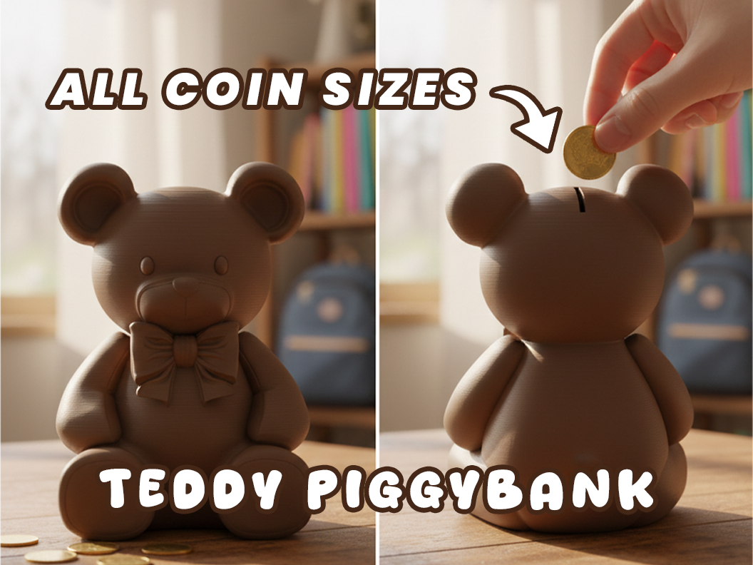 Teddy Bear Piggy Bank – Salvadanaio Orsetto