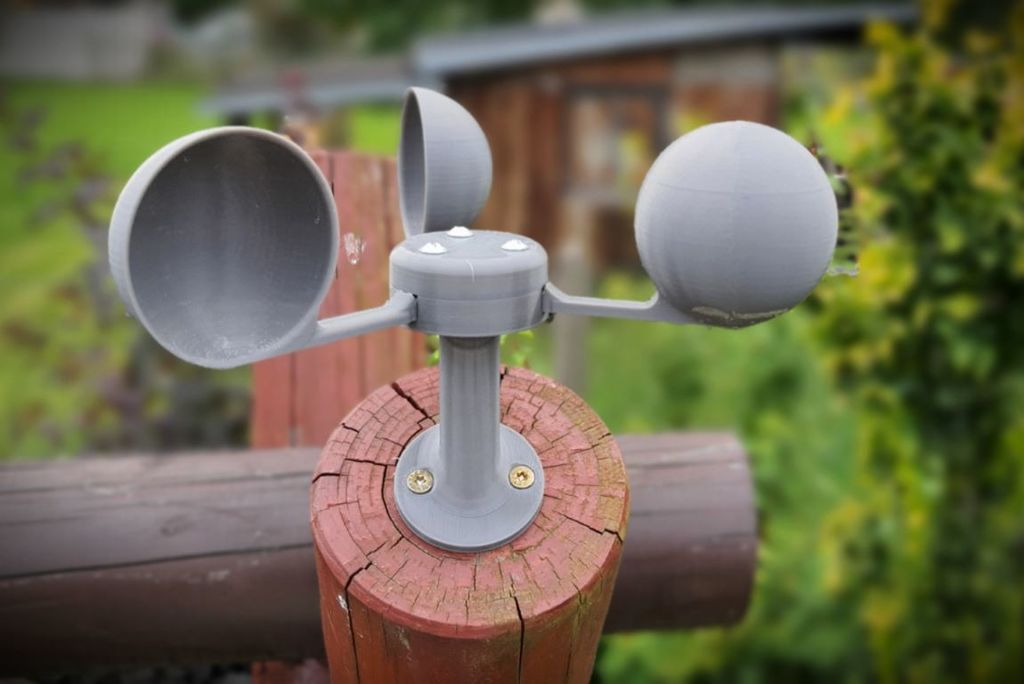 Anemometer - wind signaling 2x ballbearing