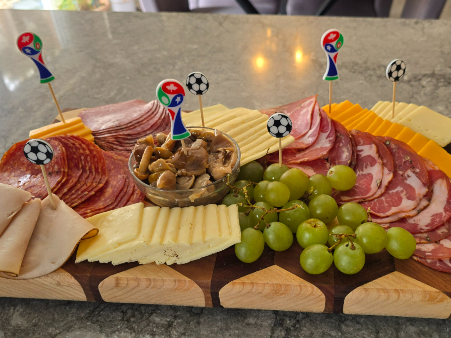Soccer / Football Toothpick Toppers - FIFA Party