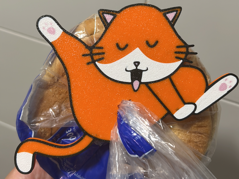 gato bolsa pan cierre